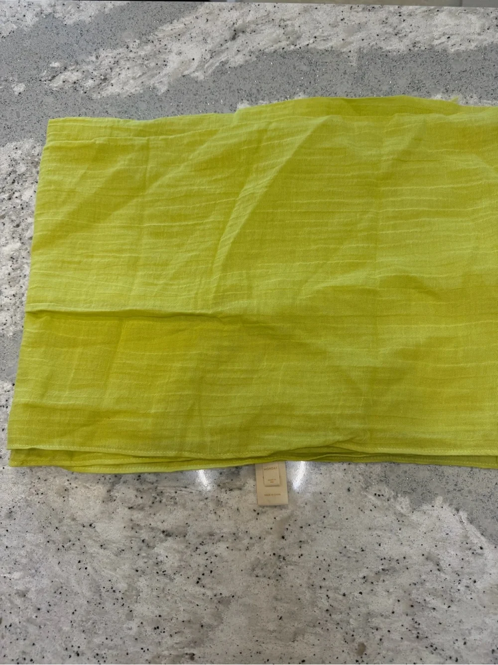 Monday Swimwear MYKONOS SARONG - LEMONGRASS CRINKLE LINEN